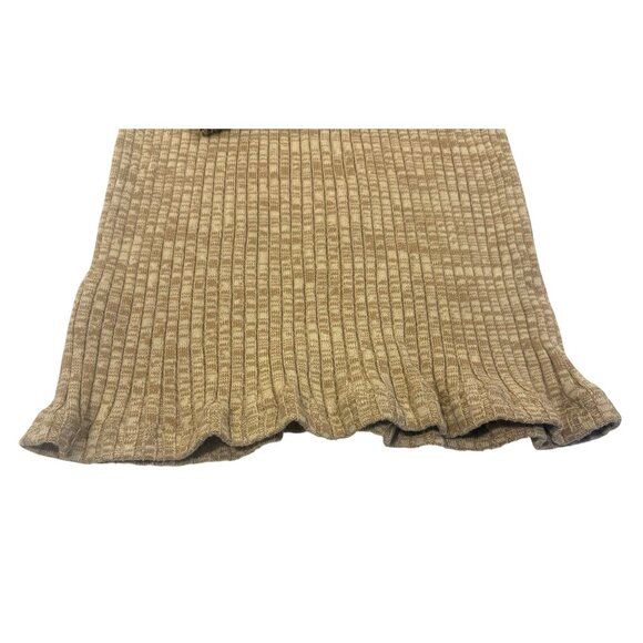 Anna Quan Misha Ribbed Knit Dress in Maple Beige - Picture 5 of 8